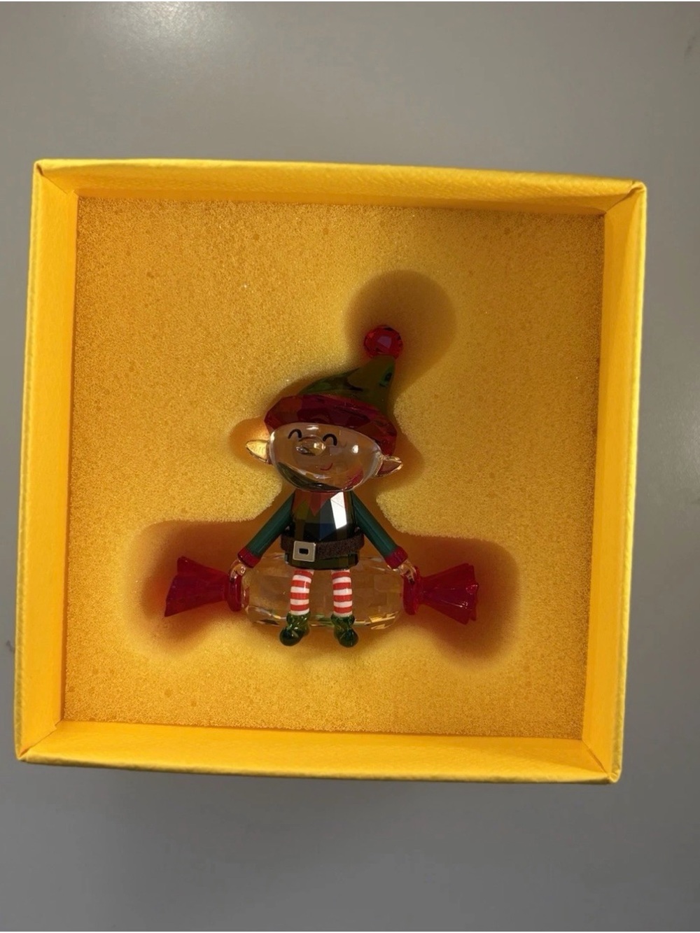 New 100% SWAROVSKI Holiday Cheers Dulcis  Elf Christmas Deco Figurine - 39826023